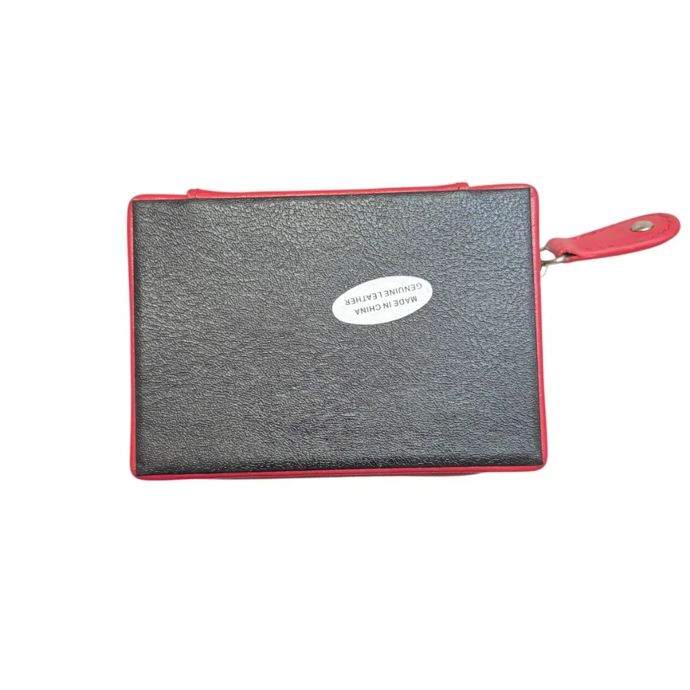 Rowallan Red leather mini jewelry box case